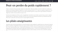 Desktop Screenshot of perdre-du-poids-rapidement.com